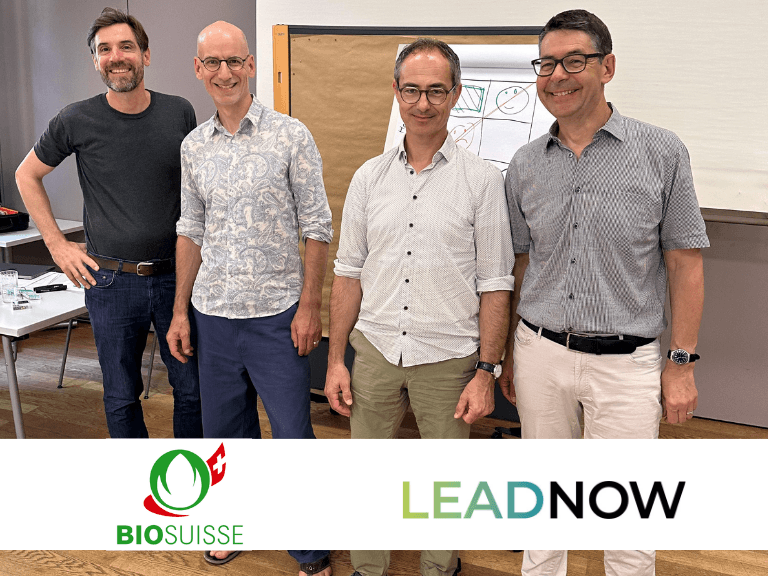 Wo Bio Suisse drauf steht, ist eine Prise Leadnow drin